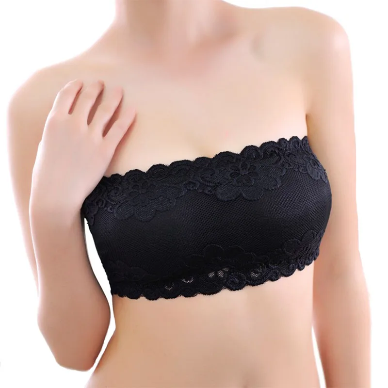 New Arrival 5 Colors Solid Women Tube Tops High Quality Lace Floral Girls Full Cup Strapless Wire Free Wrapped Chest Female Bras
New Arrival 5 Colors Solid Women Tube Tops High Quality Lace Floral Girls Full Cup Strapless Wire Free Wrapped Chest Female Bras