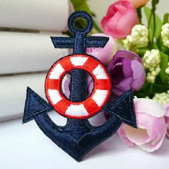Blue Sea Anchor Embroidered Iron On Patch/ Applique/ Badge/ Chirldren Kids Patch wholesale Free Shipping
Blue Sea Anchor Embroidered Iron On Patch/ Applique/ Badge/ Chirldren Kids Patch wholesale Free Shipping