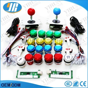 2 Arcade USB Controller 2 Sanwa Type Joystick + 18 Illuminated Push Buttons For JAMMA Arcade Game DIY K
2 Arcade USB Controller 2 Sanwa Type Joystick + 18 Illuminated Push Buttons For JAMMA Arcade Game DIY K