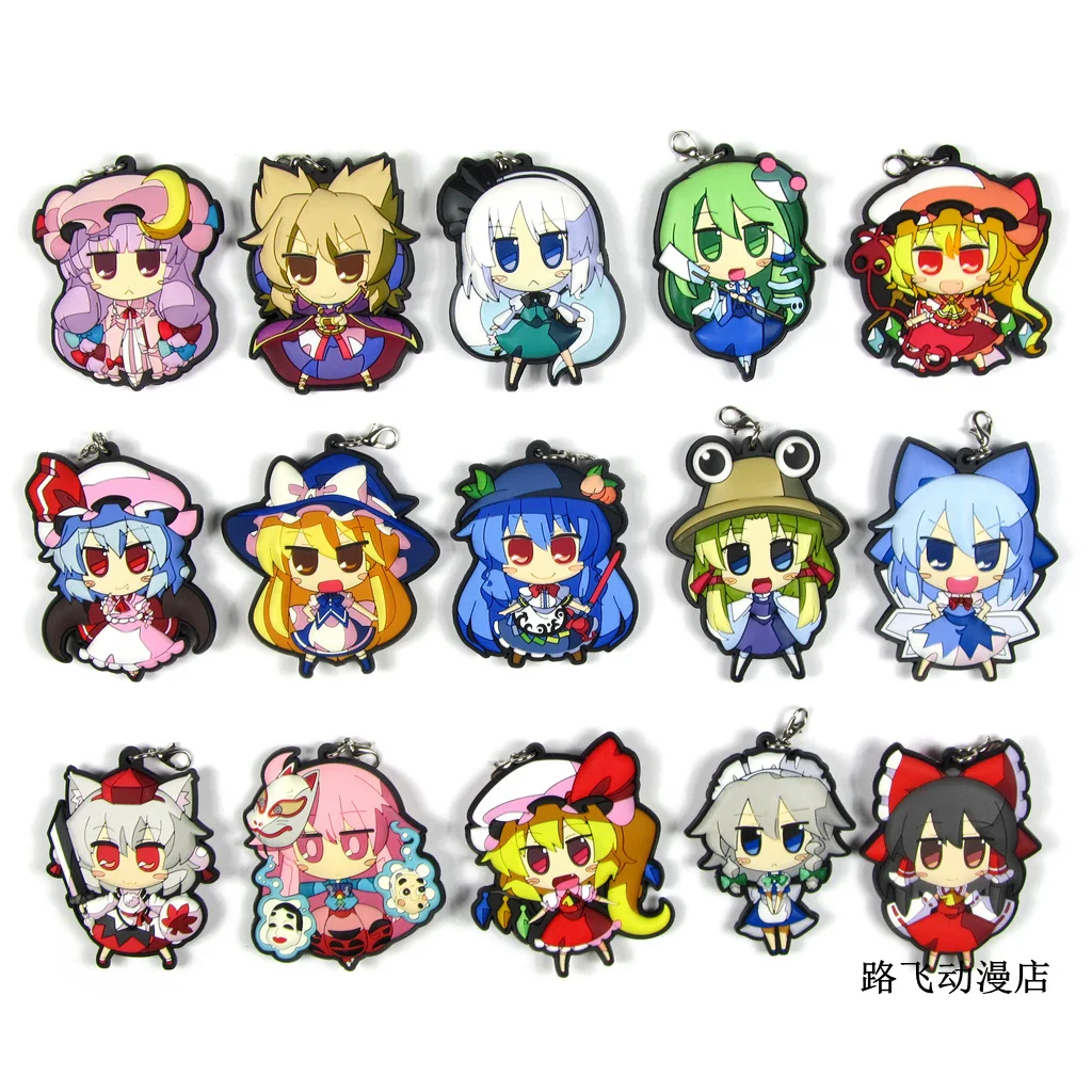 TouHou Project фигурка аниме Akurei Reimu Kirisame Marisa Flandre Scarlet Izayoi Sakuya Remilia резиновый