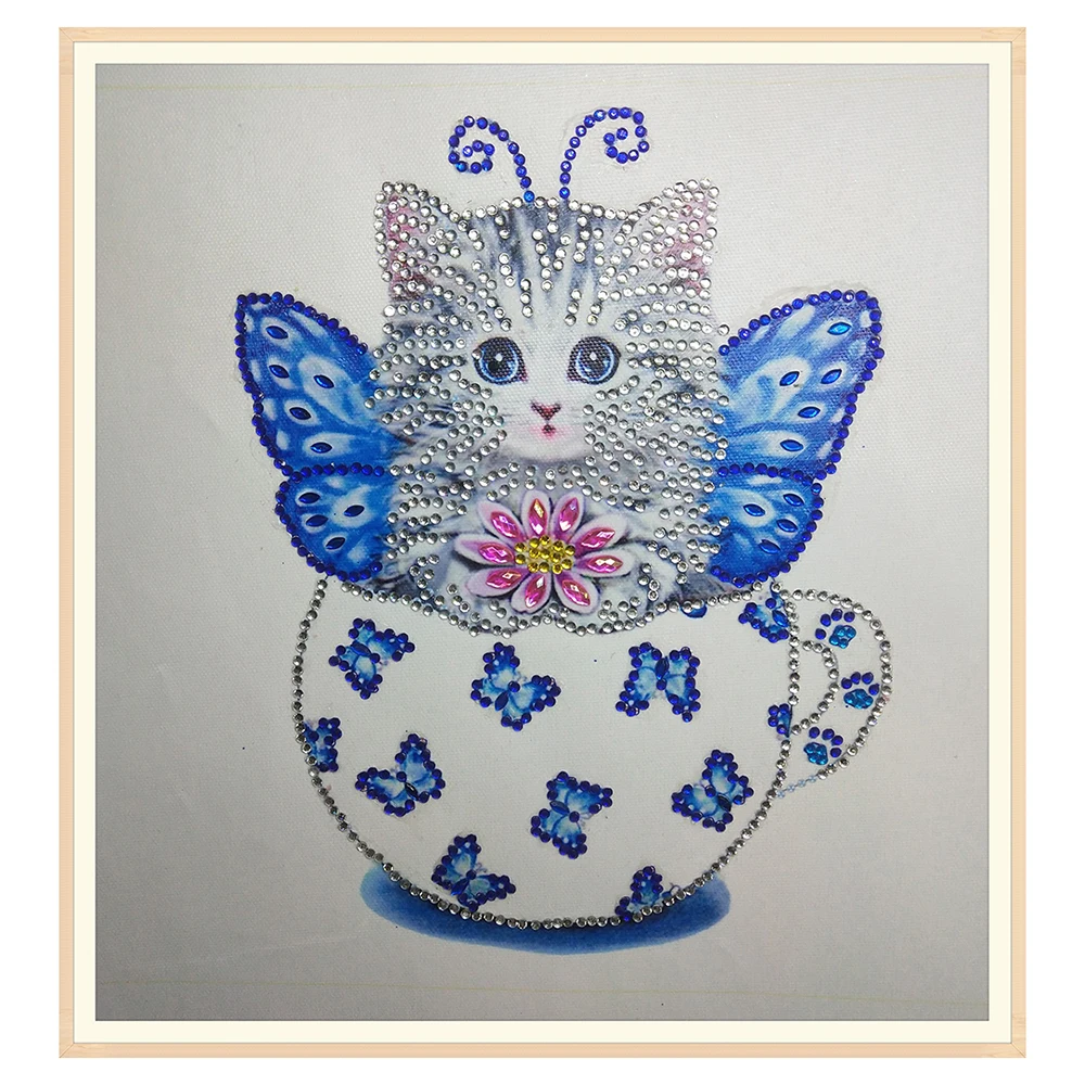 DIY 5D Partial Shaped Diamond Painting Butterfly Cat Cross Stitch Diamond Embroidery Pattern Rhinestones Diamond Mosaic Painting
DIY 5D Partial Shaped Diamond Painting Butterfly Cat Cross Stitch Diamond Embroidery Pattern Rhinestones Diamond Mosaic Painting