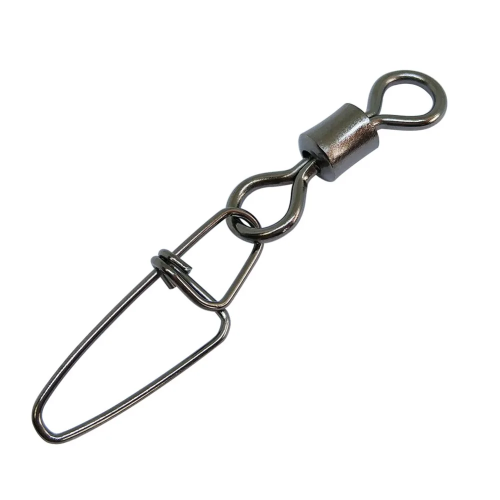 10/20pieces fishing swivels with insurance snap freshwater bass fishing tackle saltwater crappie fishing accessories connector
10/20pieces fishing swivels with insurance snap freshwater bass fishing tackle saltwater crappie fishing accessories connector