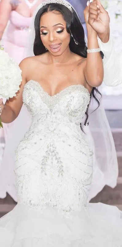 2019-sexy-mermaid-wedding-dresses-sweetheart-crystal-pearls-beaded-embroidery-ruffled-layered-nigerian-bridal-wedding-gowns (2)_