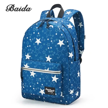 BAIDA Fashion Star Print Backpack Cute Pattern Women Cool Daypack Backpacks Children Teenage School Bags for Girls Boys Mochila
BAIDA Fashion Star Print Backpack Cute Pattern Women Cool Daypack Backpacks Children Teenage School Bags for Girls Boys Mochila
