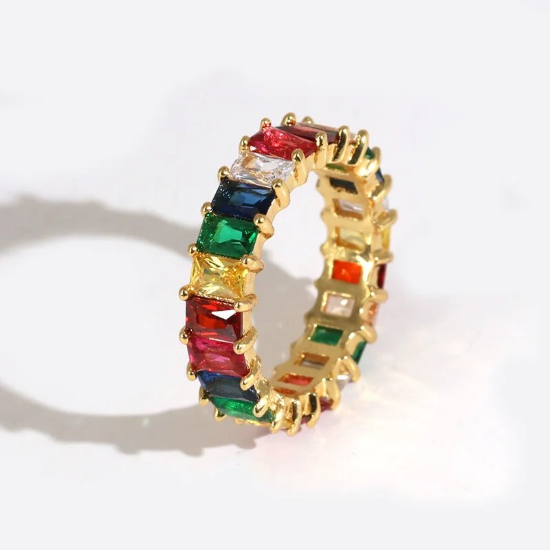 JURAN Brand Gold Filled Luxury Paved Crystal Engagement Ring For Women Rainbow Handmade CZ Statement Ring Jewelry Bague Femme
JURAN Brand Gold Filled Luxury Paved Crystal Engagement Ring For Women Rainbow Handmade CZ Statement Ring Jewelry Bague Femme