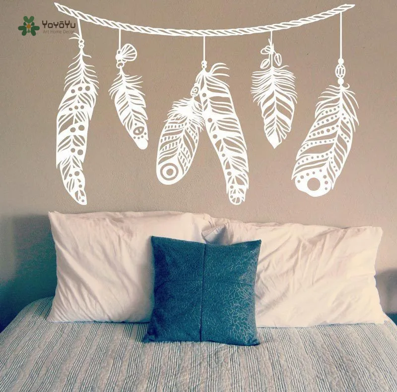 YOYOYU Wall Decal Badroom Sticker Boho Feathers Decor Bohemian Above All Wall Decoration Accessories YO074
YOYOYU Wall Decal Badroom Sticker Boho Feathers Decor Bohemian Above All Wall Decoration Accessories YO074