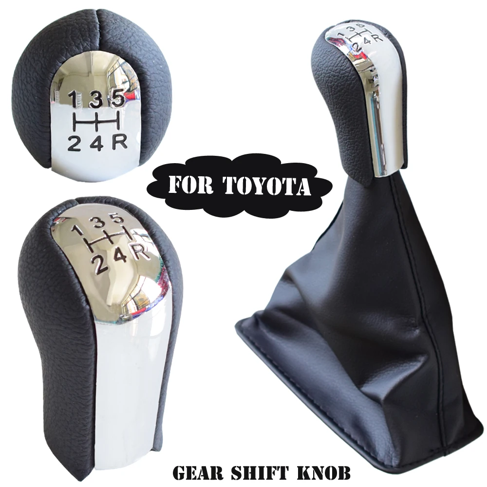 Black PU Leather Car 5/6 Speed Gear Shift Shifter Knob Lever Gaiter Boot Cover Fit For Toyota Corolla AYGO Verso RAV4 YARIS VITZ
Black PU Leather Car 5/6 Speed Gear Shift Shifter Knob Lever Gaiter Boot Cover Fit For Toyota Corolla AYGO Verso RAV4 YARIS VITZ
