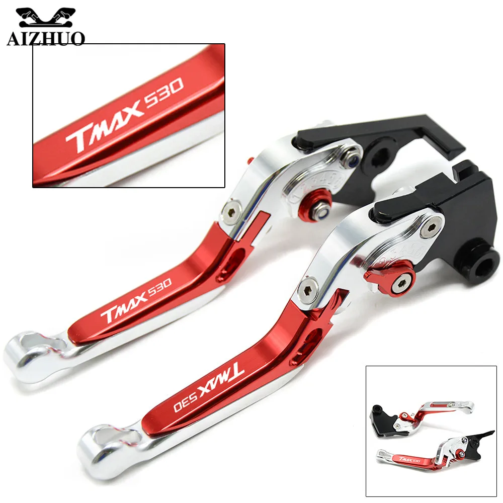 Adjustable Motorcycle Brake Clutch Lever Folding Extendable For YAMAHA TMAX 530 2001-2007 2008-2017 2002 2003 2004 2005 2006