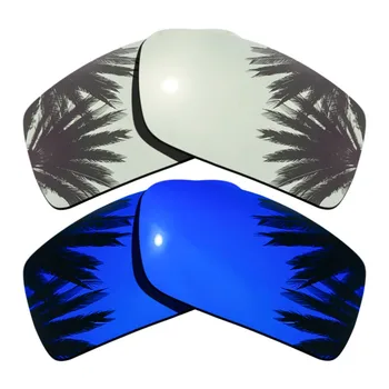 (Silver Mirrored+Purple Mirrored Coating) 2-Pairs Polarized Replacement Lenses for Gascan Frame 100% UVA & UVB Protection
(Silver Mirrored+Purple Mirrored Coating) 2-Pairs Polarized Replacement Lenses for Gascan Frame 100% UVA & UVB Protection