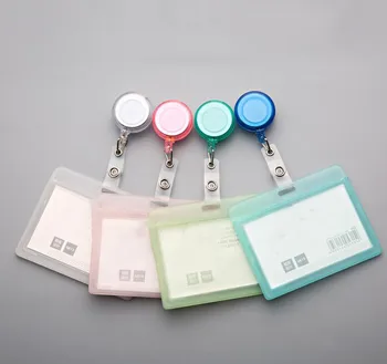 Plastic Retractable Transparent Badge Holder Elastic Clip Badge Reel Card Case Name Tag Work Badge with Badge Reel
Plastic Retractable Transparent Badge Holder Elastic Clip Badge Reel Card Case Name Tag Work Badge with Badge Reel