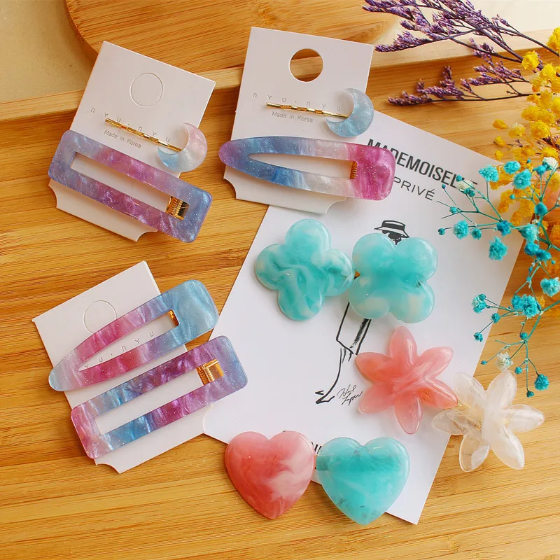 HZ 2019 Unique Starry Sky Korea Acetate Cloud Lovely Hair Clip Hair Grip Barrettes Hairpin Hair Accessories for Women Girls
HZ 2019 Unique Starry Sky Korea Acetate Cloud Lovely Hair Clip Hair Grip Barrettes Hairpin Hair Accessories for Women Girls