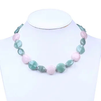 Candy Color Popcorn Stone Vermilion Green Dangling With Silver Bead Jewellery Women Choker Necklace For Christmas Gifts
Candy Color Popcorn Stone Vermilion Green Dangling With Silver Bead Jewellery Women Choker Necklace For Christmas Gifts