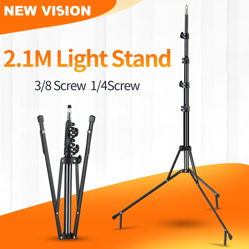 5-Section 210cm 83'' Reverse Legs Light Stand Reverse fold Studio Photo Stand Photo Studio Accessories
5-Section 210cm 83'' Reverse Legs Light Stand Reverse fold Studio Photo Stand Photo Studio Accessories