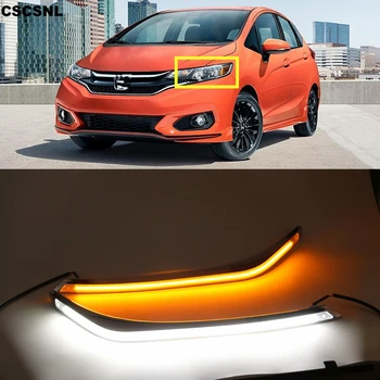 2PCS LED Daytime Running Light Yellow Turn Signal Relay Car Headlight Eyebrow Decoration For Honda Fit Jazz 2015 2016 2017 2018
2PCS LED Daytime Running Light Yellow Turn Signal Relay Car Headlight Eyebrow Decoration For Honda Fit Jazz 2015 2016 2017 2018