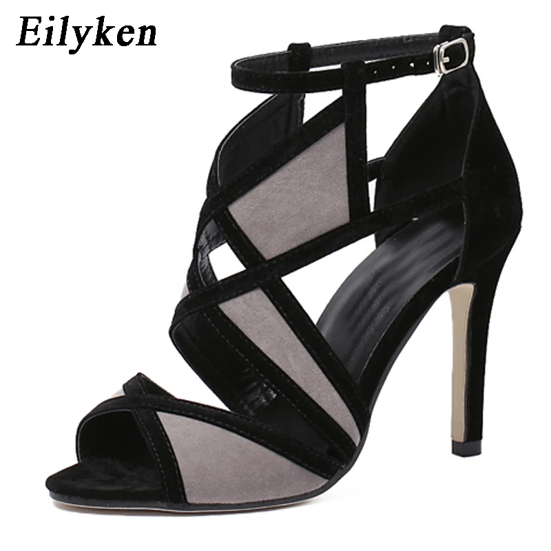 Eilyken 2019 New Sexy Fashion Gladiator Woman Sandals Stiletto Summer Buckle Stiletto High Heels Shoes Sandals Black 9.5CM 11CM
Eilyken 2019 New Sexy Fashion Gladiator Woman Sandals Stiletto Summer Buckle Stiletto High Heels Shoes Sandals Black 9.5CM 11CM