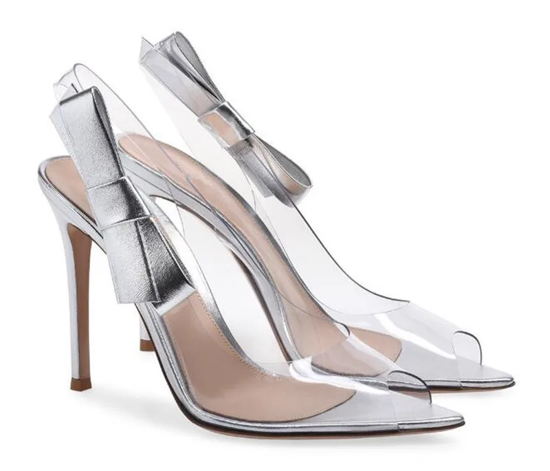 Spring Summer New Fashion Women Peep Toe PVC Bowtie Stiletto Heel Sandals Transparent High Heel Sandals Formal Dress Shoes
Spring Summer New Fashion Women Peep Toe PVC Bowtie Stiletto Heel Sandals Transparent High Heel Sandals Formal Dress Shoes