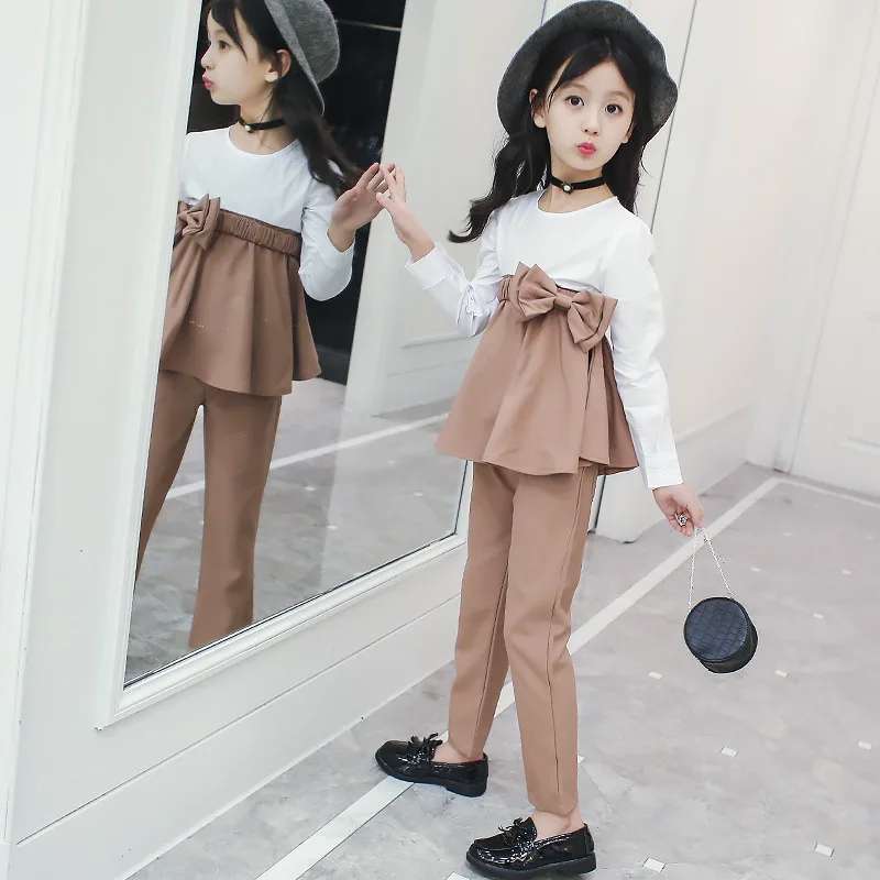 2017 autumn clothing sets long sleeve children top +pants two pieces Korean fashion teens clothes
2017 autumn clothing sets long sleeve children top +pants two pieces Korean fashion teens clothes