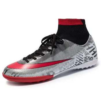 HOMASS Turf Indoor Men Soccer Shoes Original Kids Boy Cleats Training Football Boots High Ankle Sport Futsal Sneakers Size 35-44
HOMASS Turf Indoor Men Soccer Shoes Original Kids Boy Cleats Training Football Boots High Ankle Sport Futsal Sneakers Size 35-44
