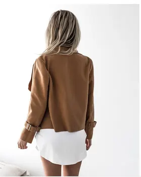 Spring Summer women Fashion New suede jacket short paragraph Lapel woolen Slim basic Jacket coats female Jackets Womens
Spring Summer women Fashion New suede jacket short paragraph Lapel woolen Slim basic Jacket coats female Jackets Womens