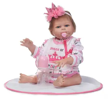 NPK bebe doll reborn 20" 50cm pretty princess reborn babies full body silicone reborn dolls children dolls toys bonecas
NPK bebe doll reborn 20" 50cm pretty princess reborn babies full body silicone reborn dolls children dolls toys bonecas