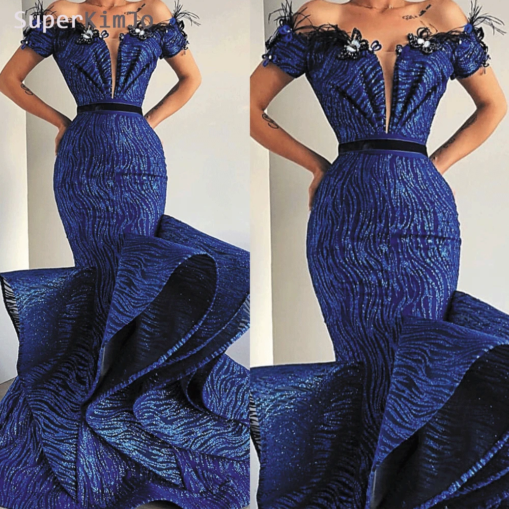 SuperKimJo Vestido Longo Festa Sparkle Mermaid Evening Dresses Long Royal Blue Elegant Off the Shoulder Evening Gown
SuperKimJo Vestido Longo Festa Sparkle Mermaid Evening Dresses Long Royal Blue Elegant Off the Shoulder Evening Gown