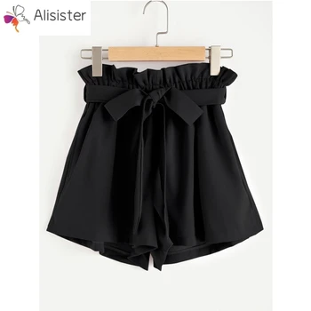 Summer Women Shorts Elastic Waist Loose Shorts Plus Size Female Solid High Waist Beach Bow Shorts Trousers
Summer Women Shorts Elastic Waist Loose Shorts Plus Size Female Solid High Waist Beach Bow Shorts Trousers
