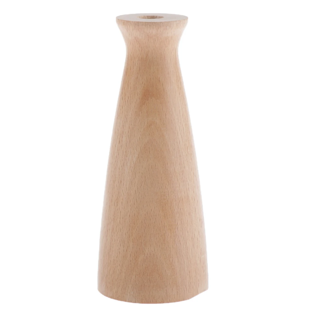 Vintage Wood Flower Pot Vase Unpainted Wooden Plant Display Home Table Decor Vintage Wood Flower Pot Vase Unpainted Wooden Plant Display Home Table Decor