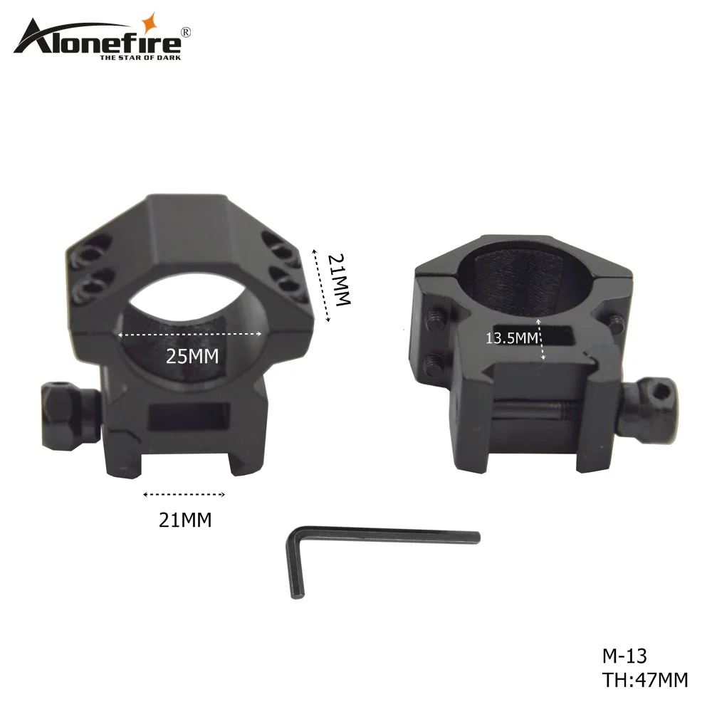 AloneFire M-13 25mm Ring Weaver Scope mounts Torch Rail Mount 20mm Picatinny for Flashlight rifle hunting
AloneFire M-13 25mm Ring Weaver Scope mounts Torch Rail Mount 20mm Picatinny for Flashlight rifle hunting