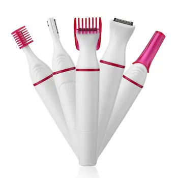 Kemei 5 In 1 Multifunction Women Hair Removal Trimmer Razor Electric Shaping Female Shaving Machine Mini Shaver Eyebrow Underarm
Kemei 5 In 1 Multifunction Women Hair Removal Trimmer Razor Electric Shaping Female Shaving Machine Mini Shaver Eyebrow Underarm