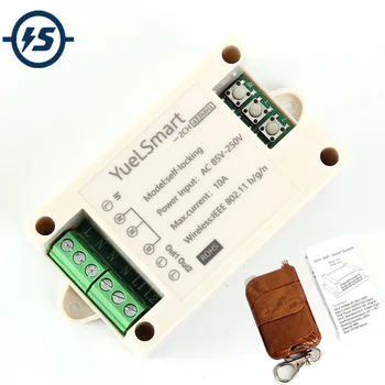 2-Channel 2.4G IoT Wireless WIFI Intelligent Control Switch AC 85V-250V 10A Relay Module with Remote Control For Smart Phone
2-Channel 2.4G IoT Wireless WIFI Intelligent Control Switch AC 85V-250V 10A Relay Module with Remote Control For Smart Phone