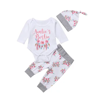0-2T Toddler Newborn Infant Baby Girl Outfits Cotton Flower Romper Tops+Pants Outfits Playsuit Baby Girl Clothes Set
0-2T Toddler Newborn Infant Baby Girl Outfits Cotton Flower Romper Tops+Pants Outfits Playsuit Baby Girl Clothes Set