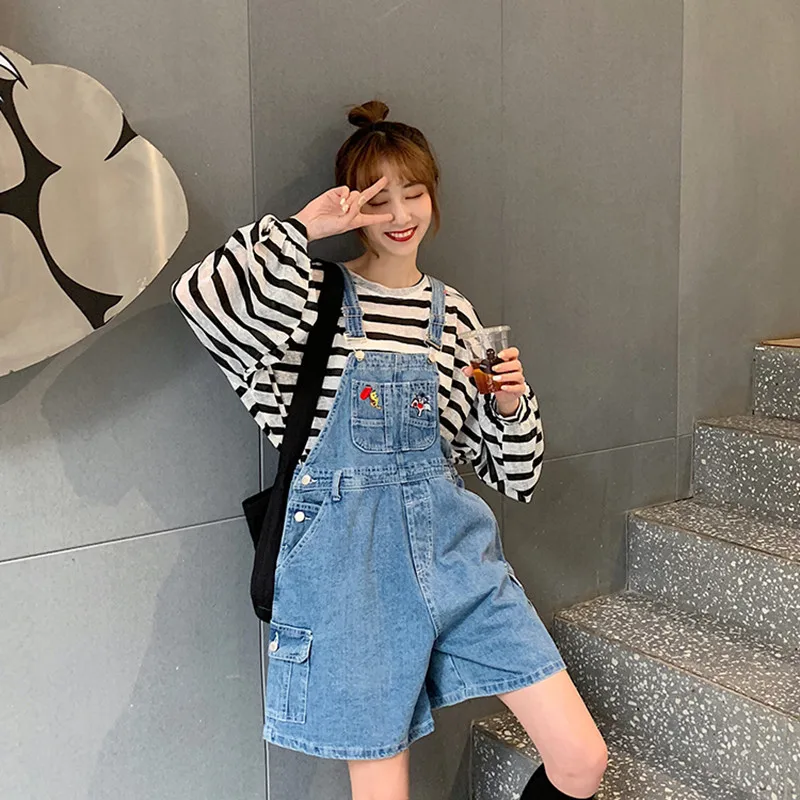 SML preppy style jumpsuits for women 2019 loose cartoon embroidery Denim overalls shorts jeans Rompers womens (78181)
SML preppy style jumpsuits for women 2019 loose cartoon embroidery Denim overalls shorts jeans Rompers womens (78181)