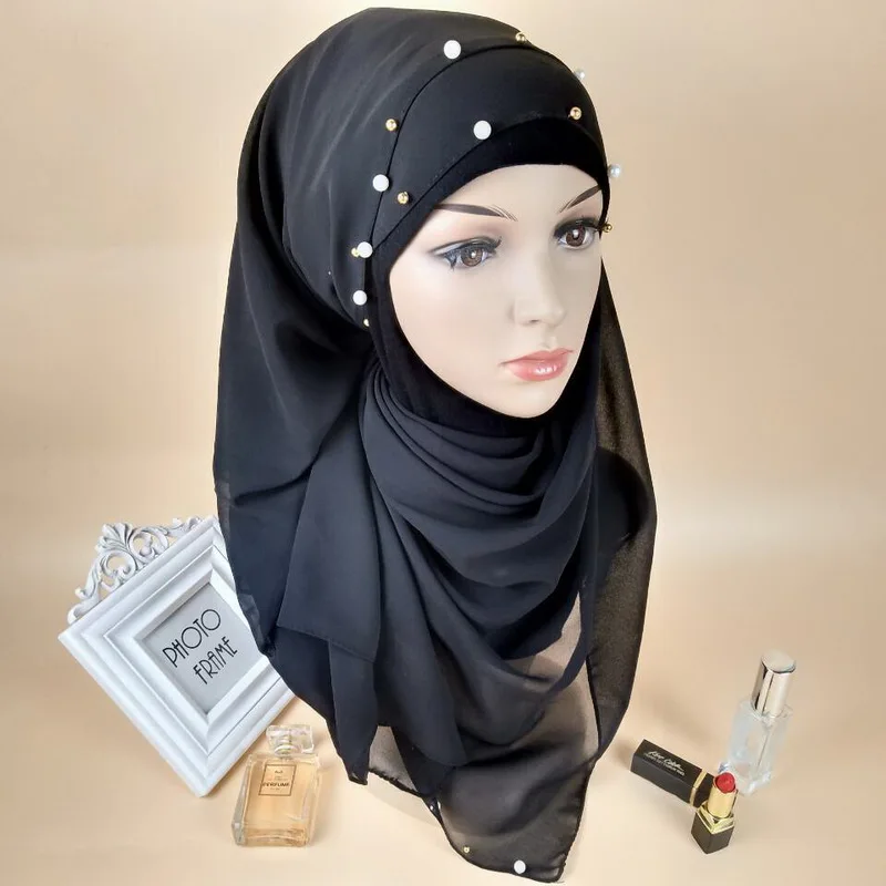 Simple Style Solid Color Muslim Turban Woman Hijab Beading Silk Popular Shawls Scarf Hijabs Headband 33 Colors Free Shipping
Simple Style Solid Color Muslim Turban Woman Hijab Beading Silk Popular Shawls Scarf Hijabs Headband 33 Colors Free Shipping