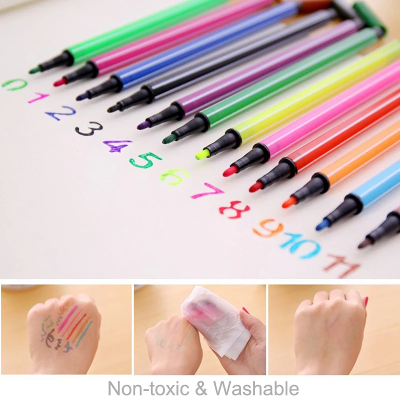 12 Colors Graffiti Sketch Watercolor Brush Pens Anime Manga Art Markers For Drawing Painting Stationery Office School Supplies
12 Colors Graffiti Sketch Watercolor Brush Pens Anime Manga Art Markers For Drawing Painting Stationery Office School Supplies