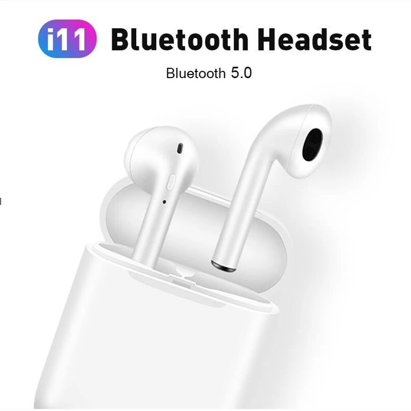 i11 TWS Bluetooth 5.0 Wireless Earphones Earpieces mini Earbuds Earpieces with Charging Box With Mic For iPhone All Android
i11 TWS Bluetooth 5.0 Wireless Earphones Earpieces mini Earbuds Earpieces with Charging Box With Mic For iPhone All Android