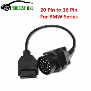 High Recommend Black 20 Pin Round to 16 Pin Female OBD2 OBDII Diagnostics Converter Connector Adapter Cable For BMW Series
High Recommend Black 20 Pin Round to 16 Pin Female OBD2 OBDII Diagnostics Converter Connector Adapter Cable For BMW Series