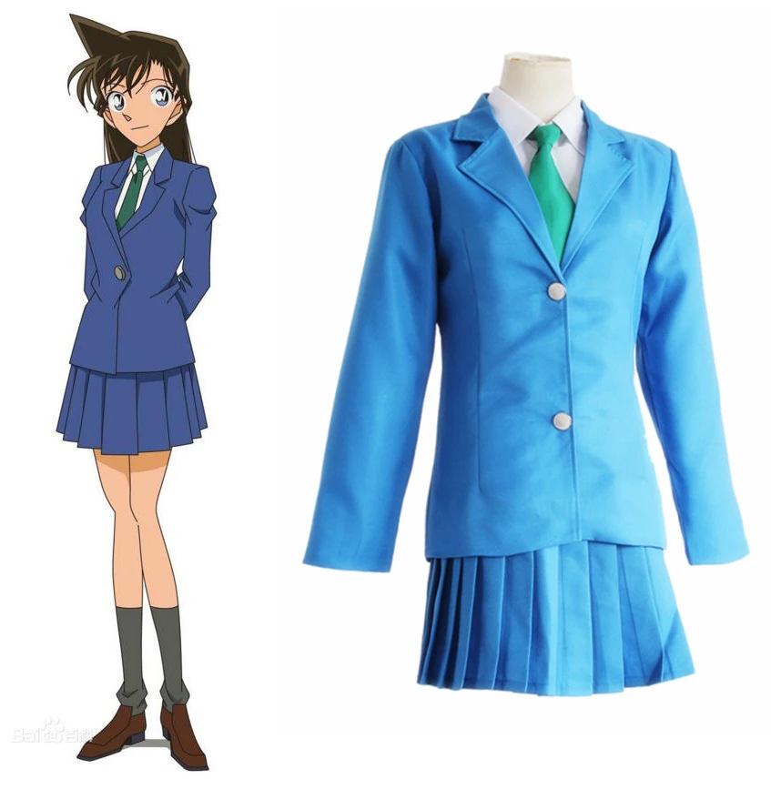 Anime Detective Conan / Case Closed Mouri Ran Cosplay Costumes Rachel Moore Full Set School Uniform ( Jacket + Skirt + Tie )
Anime Detective Conan / Case Closed Mouri Ran Cosplay Costumes Rachel Moore Full Set School Uniform ( Jacket + Skirt + Tie )