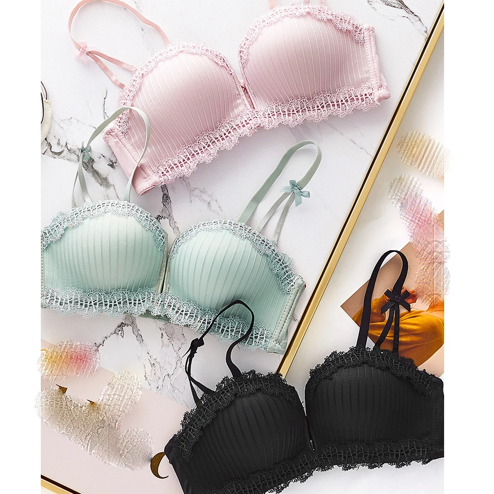 2018 new cross beauty bra set sexy women intimates lace young girls intimates push up deep-v neck female underwear small thicken
2018 new cross beauty bra set sexy women intimates lace young girls intimates push up deep-v neck female underwear small thicken