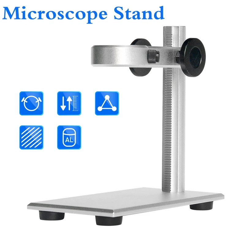 1PCS New Aluminium Alloy Stand Bracket Holder Microscope Bracket Portable USB Digital Electronic Table Microscopes
1PCS New Aluminium Alloy Stand Bracket Holder Microscope Bracket Portable USB Digital Electronic Table Microscopes