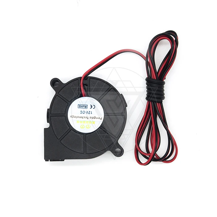 Funsor-5015-50mm-radial-blower-DC-12V-24V-30cm-cooling-turbofan-1000mm-cable-for-TEVO-Reprap
