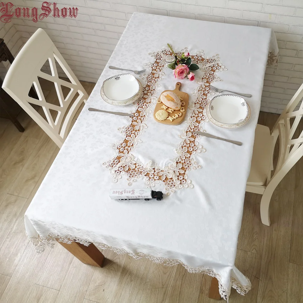 Modern Style Creative Unique Elegant White Jacquard Embroidered Cute Grape Lace Patchwork Tablecloth
Modern Style Creative Unique Elegant White Jacquard Embroidered Cute Grape Lace Patchwork Tablecloth