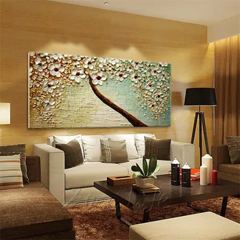 Canvas Painting Hand Painted palette knife 3D texture Flower Tree Wall Pictures For Living Room Christmas decorations for home40
Canvas Painting Hand Painted palette knife 3D texture Flower Tree Wall Pictures For Living Room Christmas decorations for home40