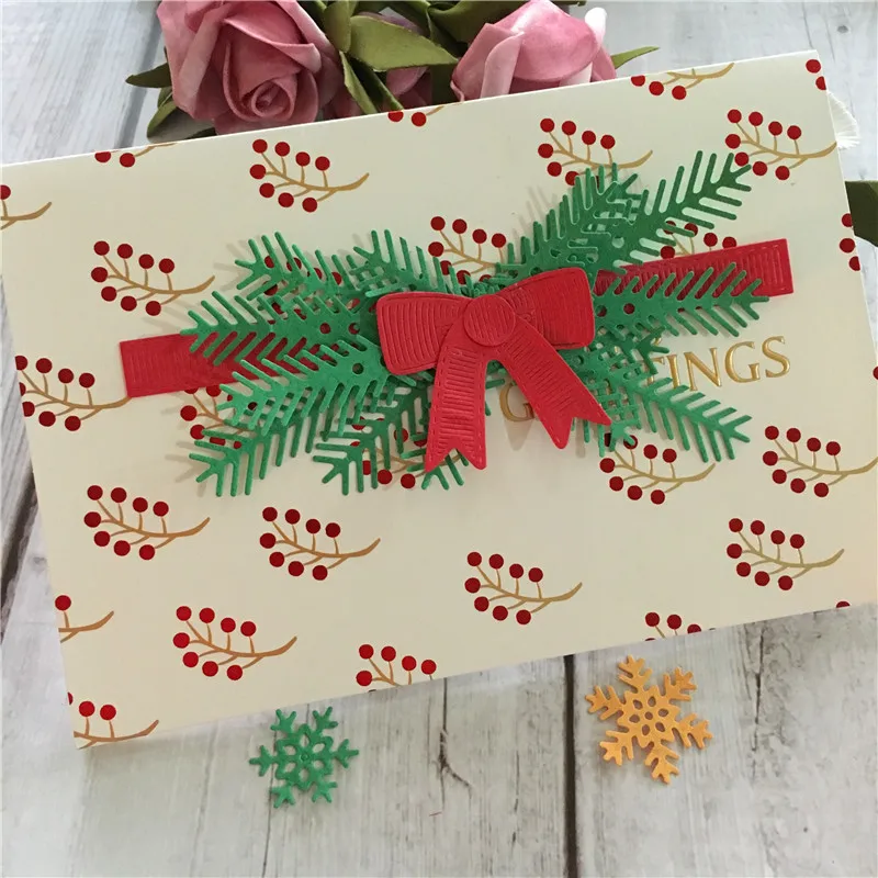 DIY Decorative Paper Craft Christmas Tree Leaves Pine Pine Cone Metal Metal steel Cutting Dies Stencil Xmas Gift Scrapbooking
DIY Decorative Paper Craft Christmas Tree Leaves Pine Pine Cone Metal Metal steel Cutting Dies Stencil Xmas Gift Scrapbooking