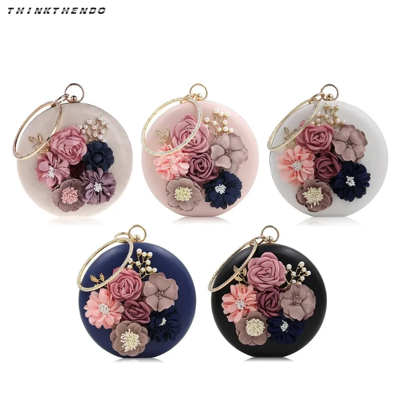 THINKTHENDO Women Bag Chic Women Evening Bag Round Flower Dinner Party Wedding Clutch Shoulder Handbag
THINKTHENDO Women Bag Chic Women Evening Bag Round Flower Dinner Party Wedding Clutch Shoulder Handbag