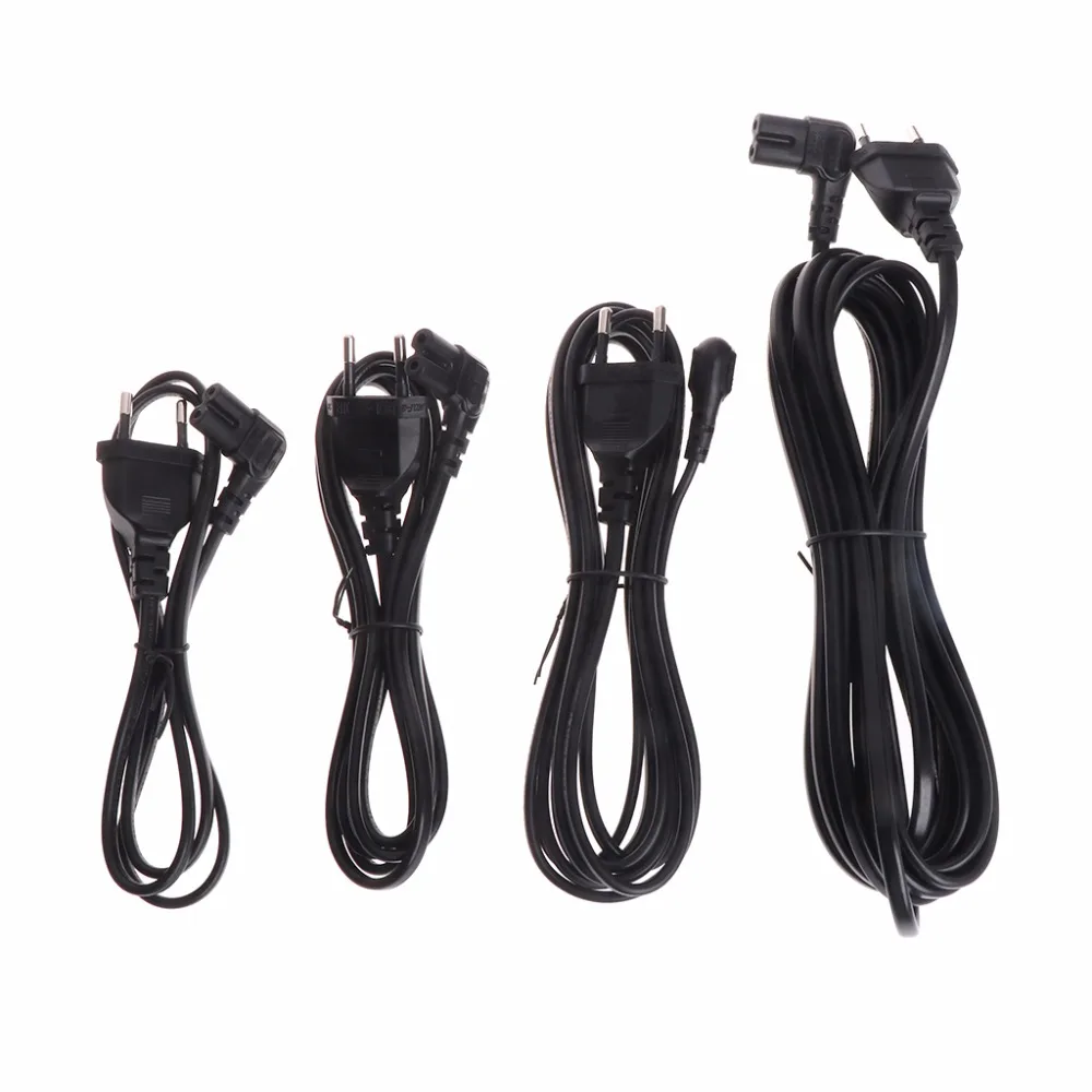 1/2/3/5m 2 Pin Euro Plug to Right Angle Turn Left Figure 8 C7 Plug Power Cable #612
1/2/3/5m 2 Pin Euro Plug to Right Angle Turn Left Figure 8 C7 Plug Power Cable #612