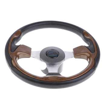 12.6' Dia Boat Steering Wheel 3 Spoke 3/4' Marine Yacht Sport Wheel & Hub for Marine Boats Vessels Yacht
12.6' Dia Boat Steering Wheel 3 Spoke 3/4' Marine Yacht Sport Wheel & Hub for Marine Boats Vessels Yacht