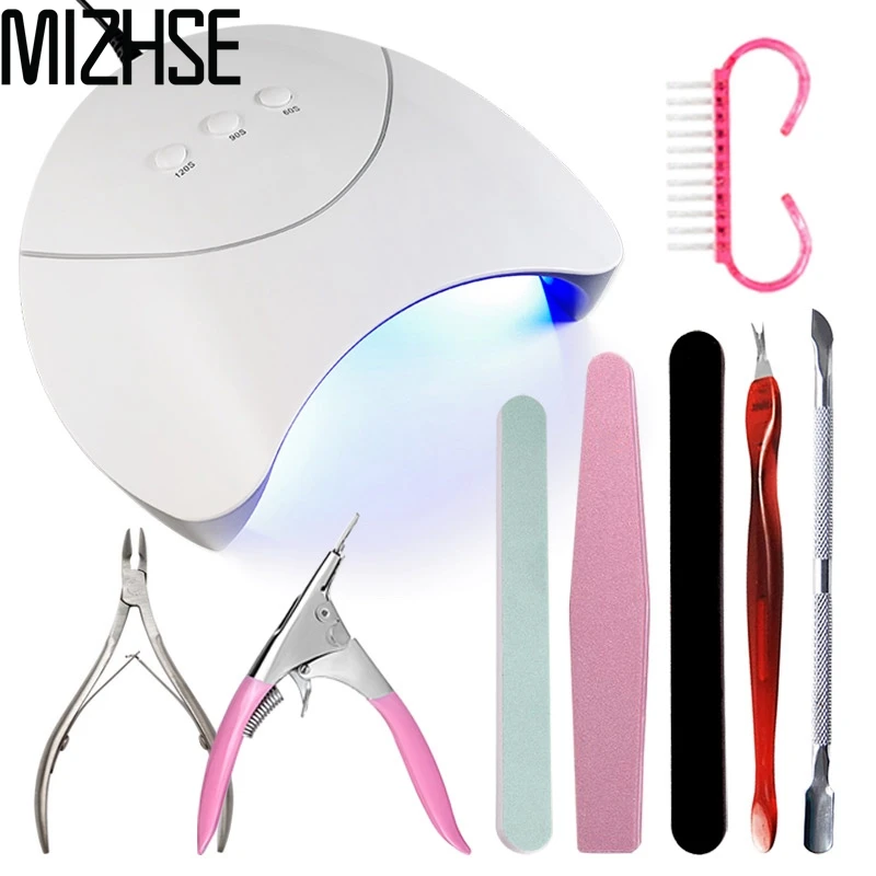 MIZHSE Gel Nail Polish Kit 6w 36w Nail Dryer With Manicure Nail Set Nail Lamp Manicure Machine For Gel Varnish All For Manicure
MIZHSE Gel Nail Polish Kit 6w 36w Nail Dryer With Manicure Nail Set Nail Lamp Manicure Machine For Gel Varnish All For Manicure