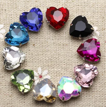 Heart shape sew on rhinestone with silver base claw Flatback rhinestone buttons for DIY Dress clothing shoes hats garments
Heart shape sew on rhinestone with silver base claw Flatback rhinestone buttons for DIY Dress clothing shoes hats garments