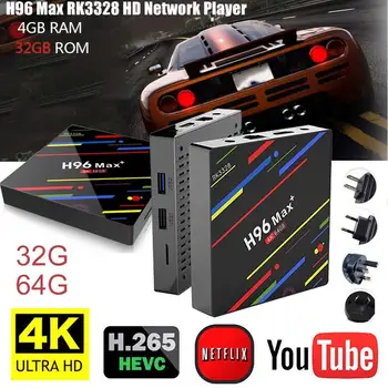 H96 Max RK3328 HD Network Player Android 8.1 4GB 32GB 64GB Set Top Box Remote Control Smart WIFI TV Box Media Player 
H96 Max RK3328 HD Network Player Android 8.1 4GB 32GB 64GB Set Top Box Remote Control Smart WIFI TV Box Media Player