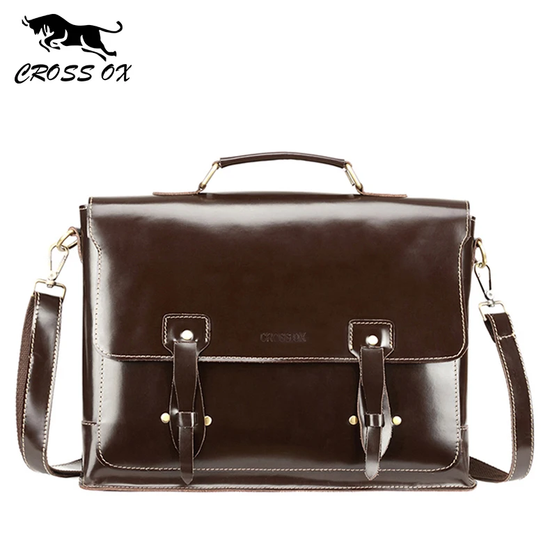 CROSS OX New Arrival Men Handbag Genuine Leather Briefcase High Class Cow Leather Shoulder Bag Business Portfolio HB577M
CROSS OX New Arrival Men Handbag Genuine Leather Briefcase High Class Cow Leather Shoulder Bag Business Portfolio HB577M